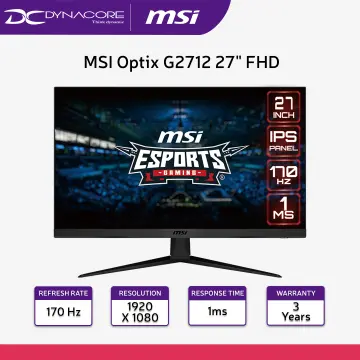 MSI Monitor Gamer 27, Full HD, Panel IPS, 170Hz(1ms), FreeSync Premium  (G2712)