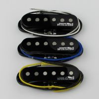 ใหม่สีดำ Wilkinson WVS กีตาร์ไฟฟ้า Humbucker Pickups สาม Single Coil Pickups สำหรับ ST Black Made In Korea