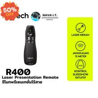 COINSคืน15%SQGNWTYF LOGITECH R400 PRESENTER REMOTE (รีโมทควบคุมคำสั่งไร้สาย) PRESEN WIRELESS CORDLESS รับประกันศูนย... #รีโมทแอร์  #รีโมท  #รีโมททีวี  #รีโมด