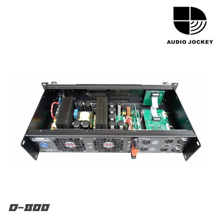 a-amp-j-audio-jookey-d-800-เพาเวอร์แอมป์-2-ch-คลาส-d-กำลังขับ-800x2-สวิทชิ่งซัพพลาย-ให้กำลังปานกลาง-เหมาะสำหรับตู้มิดไฮ-รับประกัน-1-ปีเต็ม