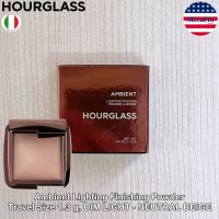 HOURGLASS® Ambient Lighting Finishing Powder Travel Size 1.3 g แป้งโปร่งแสง แป้งอัดแข็ง ขนาดพกพา เครื่องสําอางสําหรับผิวหน้า ปกปิดผิว เบลอรูขุมขน