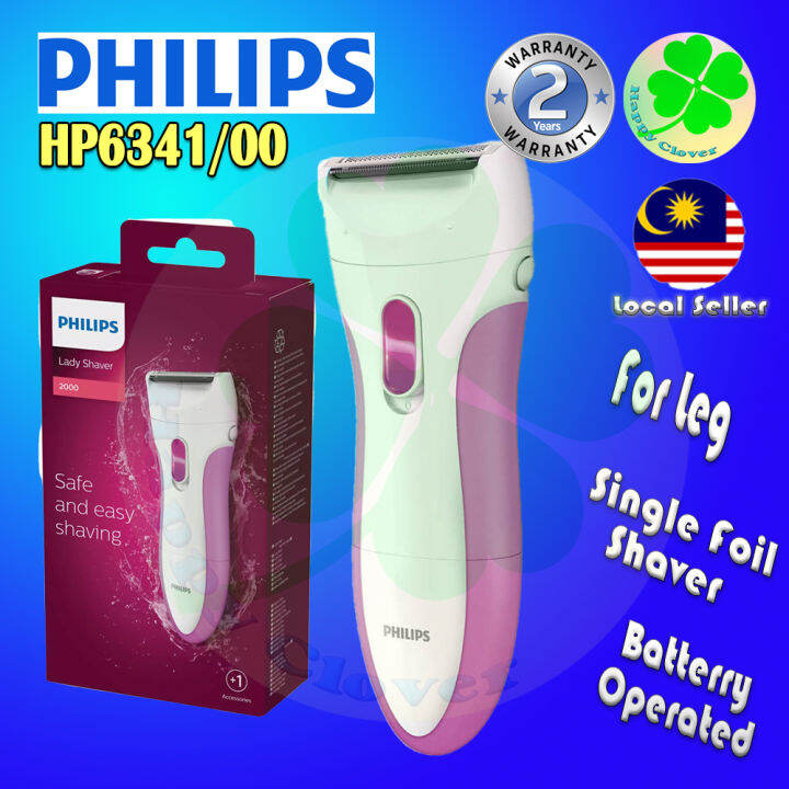Philips SatinShave Essential Wet and Dry Electric Lady Shaver HP6341/00