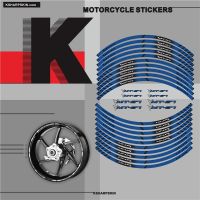 Motorcycle tyre Stickers inner wheel reflective decoration decals for YAMAHA MT-07 mt07