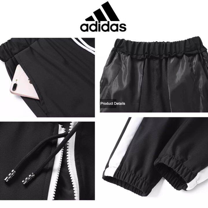 ของแท้อย่างเป็นทางการ-กระเป๋าadidas-official-store-เสื้อแขนยาวเสื้อแจ็คเก็ตเสื้อผ้าที่ดีที่สุดสำหรับสองชุดเสื้อและกางเกงจริง