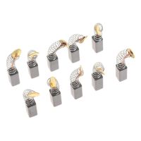 【YF】 20pcs/10Pairs 5x5 x9mm Mini Drill Electric Grinder Replacement Carbon Brushes Spare Parts for Motors Dremel Rotary Tool