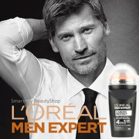 L’Oreal Men Expert Carbon Protect Total Protection 48hr Anti Perspirant 4in1 XXL Roll On 50ml ผลิตภัณฑ์ลูกกลิ้งระงับกลิ่นกายสำหรับผู้ชายจากลอรีอัลเม็นสินค้านำเข้า