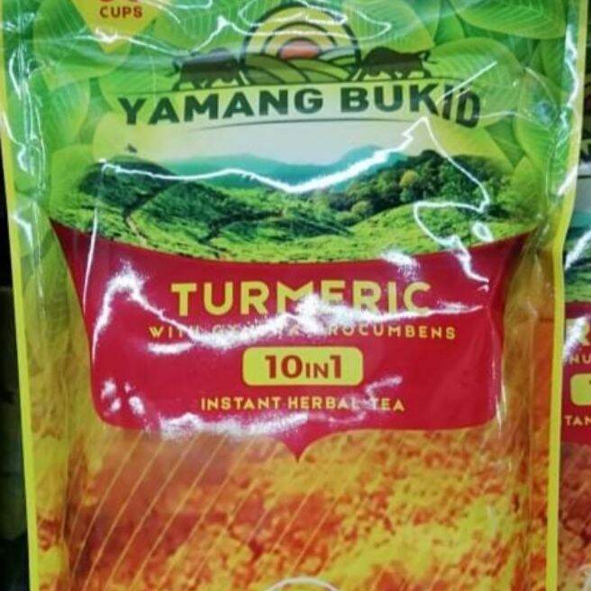 Yamang bukid Turmeric, 10 in 1 instant herbal tea (400 g.) Lazada PH