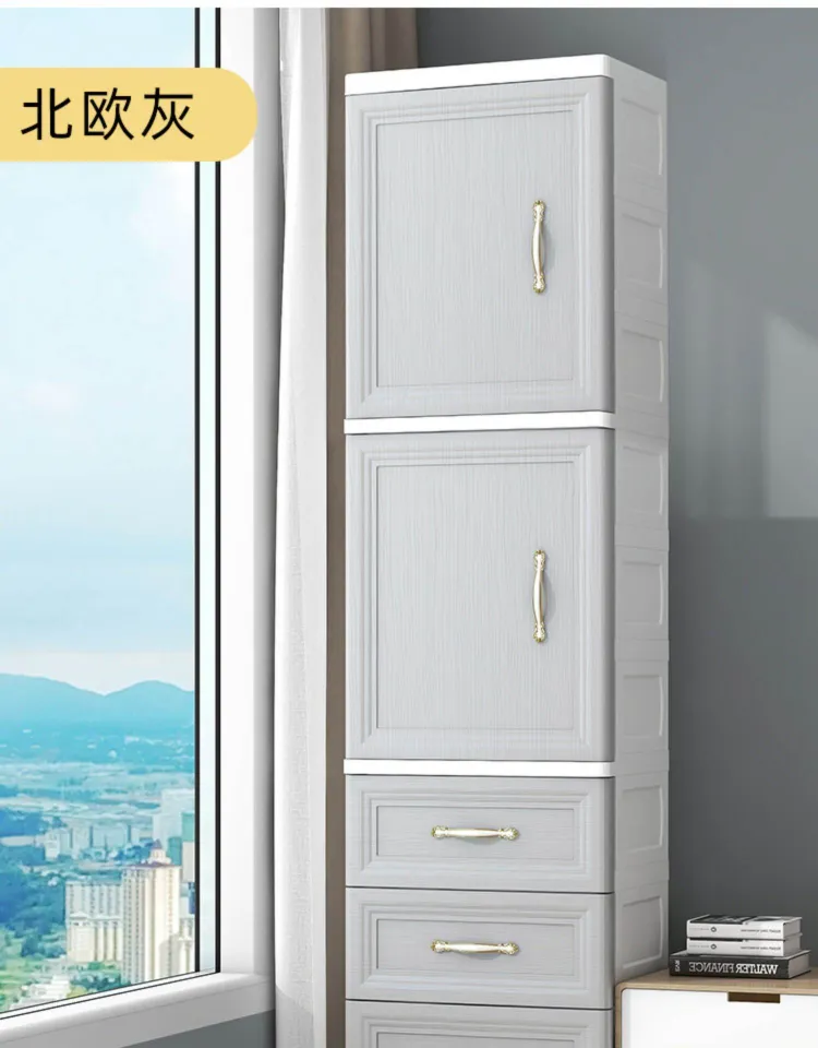 40cm Open-Door Storage Cabinet Drawer-Type Bathroom Gap Organizing Cabinet  Kitchen Storage Rack Multi-Layer Gap Storage Box