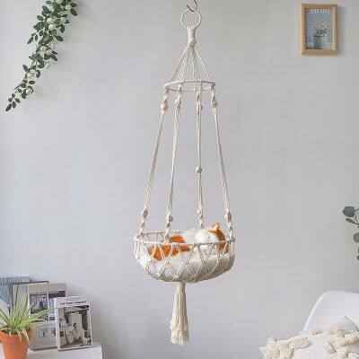 [pets baby] Macrame แมวใหญ่เตียงแขวน