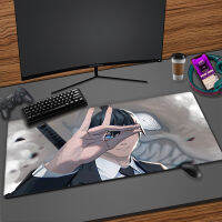 อะนิเมะ Mousepad ล็อคขอบ XXL Chainsaw Man Mouse Pad Gaming อุปกรณ์เสริมยางควบคุมความเร็ว MouseMat Manga Player โต๊ะ Mats