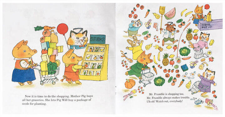 หนังสือ-richard-scarrys-richard-scarrys-pig-willpig-wont-brand-new-ปกอ่อน-มี-sticker-printed-in-usa