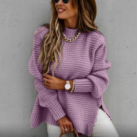 HELIAR Women Sweaters O-Neck Solid Pullovers Sweater Knitted Tops Long Sleeve Knitted Tops For Women Autumn Jumpers