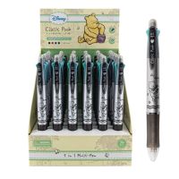 (Wowwww++) ปากกา หมีพู 5 in 1 ปากกา 4 สี และ ดินสอกด ในแท่งเดียว ราคาถูก ปากกา เมจิก ปากกา ไฮ ไล ท์ ปากกาหมึกซึม ปากกา ไวท์ บอร์ด