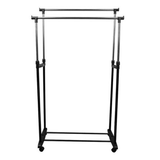 Double pole hanging clothes Rack Lazada PH