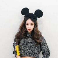 1 piece Fashion Womens 100 Woolen for Mouse Ears Hats Newfangled Cute Cat Big Ears Small cap Devil Beret half round shape