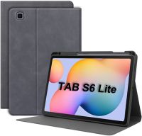 เคสGalaxy Tab S6 Lite 10.4 [วางจำหน่าย 2020,SM-P610/P615],พรีเมี่ยมหนังPUยกกรณียืนปก [ปลุกอัตโนมัติ/นอน] กับผู้ถือปากกาสำหรับSamsung Galaxy Tab S6 Lite 10.4 นิ้วแท็บเล็ต 2020