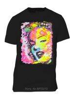 Mens Neon Marilyn Monroe Short-sleeve T-shirt Men O-neck Cotton Tshirt Funny Tee Shirt XS-6XL