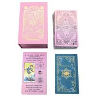 Tarot Deck Gold Foil Cards Fortune Telling Game Decks Entertainment Divination Tools English Version 80Pcs Standard Tarot Decks for Fate Divination Gathering Game thrifty