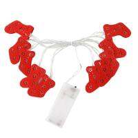 Christmas Tree Lights LED Stocking Shaped Lights Waterproof Twinkle Fairy String Lights for Bedroom Classroom Room Home Wall Tree fitting