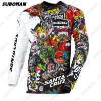 santa cruz Moto Bicycle Jersey Mtb new 2021 Long Sleeve Cycling Enduro Downhill T-shirt bmx Motocross Mx Mountain Bike Clothing