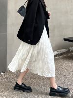 Issey Miyake Pleated Skirts Womens Summer 2023 New Words Show Thin Design Feeling A Little Dress In The White Skirt