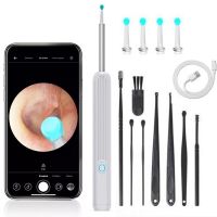 Wireless Intelligent Visual Ear Pick Cleaner 3.5mm Luminous Endoscope Portable Ear Cleaning Tool HD Otoscope Ear Picking Spoon Cables Converters