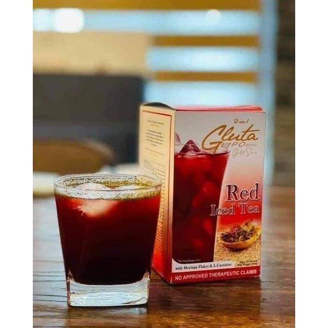 Gluta Lipo Gold Series RED ICED TEA (10sachet) Lazada PH