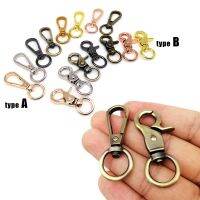 5pcs High Quality 8 colors Pendant Key Ring Leather Bag Handbag Shoulder Strap Belt Clasp Trigger Buckle Dog Chain Collar Snap