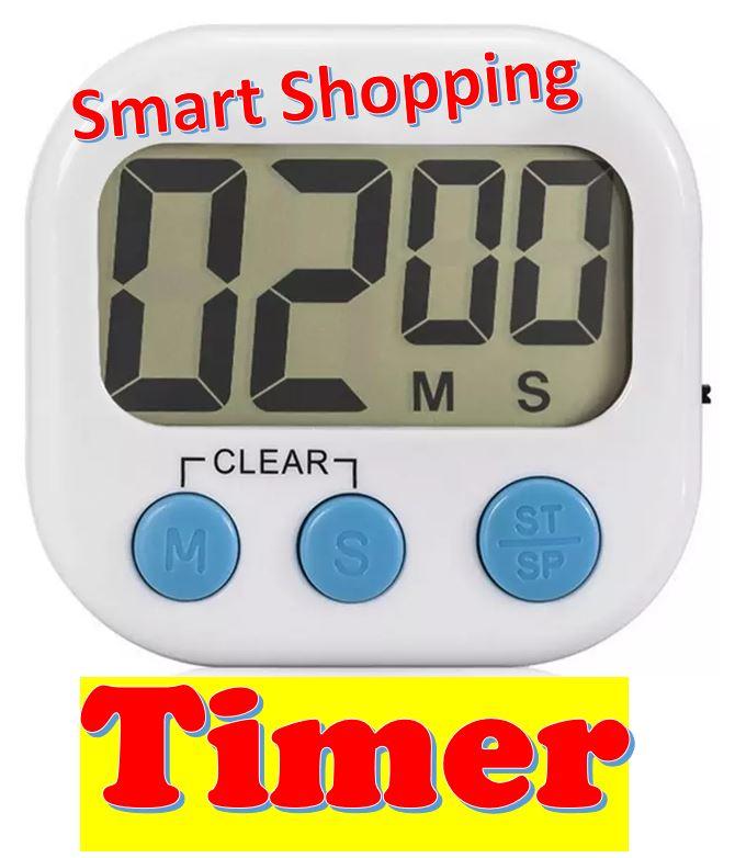 Large LCD Digital Kitchen Egg Cooking Timer Count Down Clock Alarm Stopwatch 