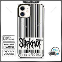 Slipknot Barcode Phone Case for iPhone 14 Pro Max / iPhone 13 Pro Max / iPhone 12 Pro Max / XS Max / Samsung Galaxy Note 10 Plus / S22 Ultra / S21 Plus Anti-fall Protective Case Cover