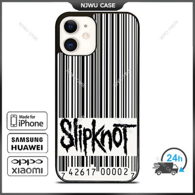 Slipknot Barcode Phone Case for iPhone 14 Pro Max / iPhone 13 Pro Max / iPhone 12 Pro Max / XS Max / Samsung Galaxy Note 10 Plus / S22 Ultra / S21 Plus Anti-fall Protective Case Cover