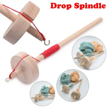 Top Whorl Yarn Spinner Practical Drop Spindle for Knitted Felting Beginners