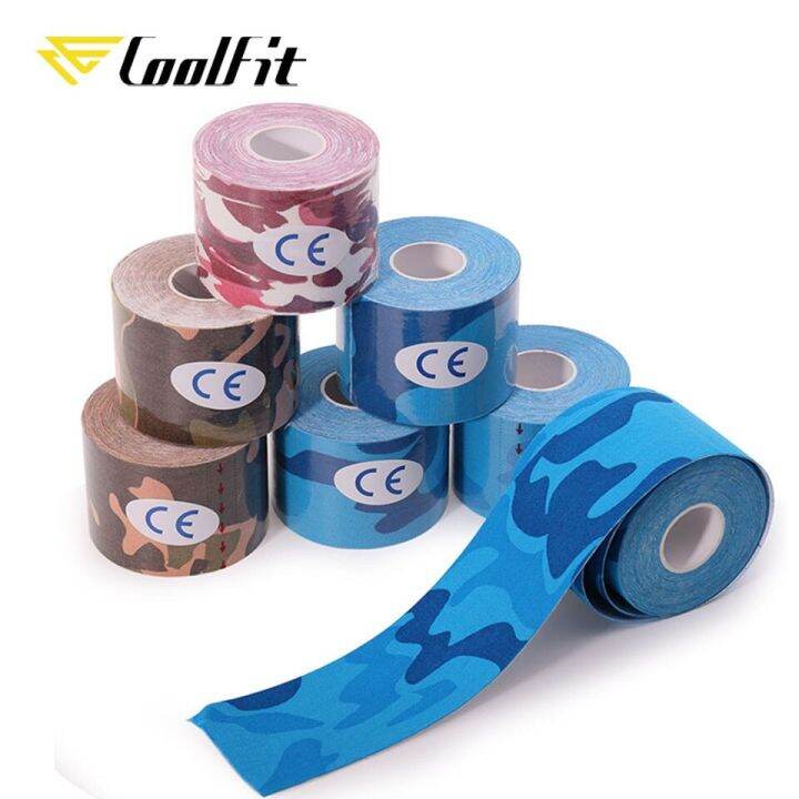 coolfit-เทปยืดรองเข่าบรรเทาความเจ็บป่วยของกล้ามเนื้อแผ่นรองเข่าสำหรับยิมฟิตเนส