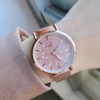 2021 new super flash starry sky light luxury French niche quicksand watch for women ins simple temperament student