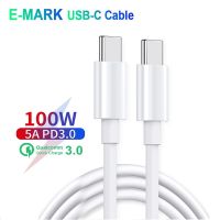 PD 100W USB C to Type-C Cable 5A E-MARK Fast Charging Data cable for MacBook pro 16 Air/ Mobile Phone / Laptops