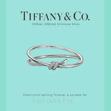 Tiffany Knot Double Row Ring in Yellow Gold with Diamonds