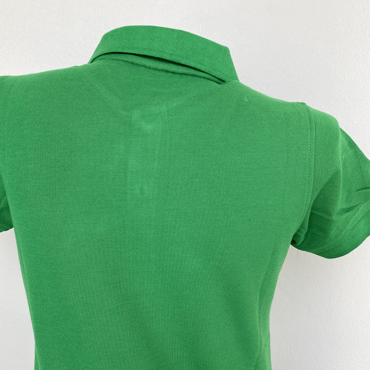 เสื้อโปโล-kaneko-tc-นุ่ม-สวมใส่สบาย-ทนทาน-ไม่ขึ้นขน-เสื้อคอปก-สีเขียวกสิกร-เป็นเสื้อตรากวาง-geeko-จากโรงงานผลิตโดยตรง