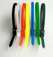 50pcs/lot  Releasable Ties 8 * 300 color nylon cable ties Quality Releasable cable ties  tie-style retreat DIY necessa