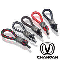 คุณภาพดีหนังรถ Key Chain อุปกรณ์เสริมสำหรับรถยนต์สำหรับ CHANGAN CS15 CS35 CS55 CS75 CS95 EADO Key Ring