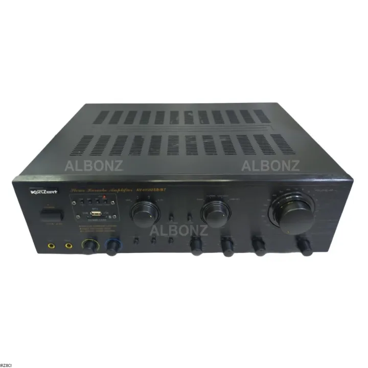 Amplifier Konzert AV602BT With Bluetooth 8pcs Transistor (Class A