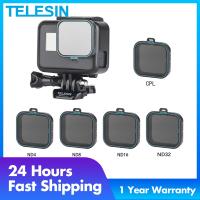 TELESIN Polarizer CPL ND4 ND8 ND16 ND32 for GoPro 5 6 7 Black CPL ND Lens Filter for GoPro Hero 5 6 7 Black Camera Accessories Filters