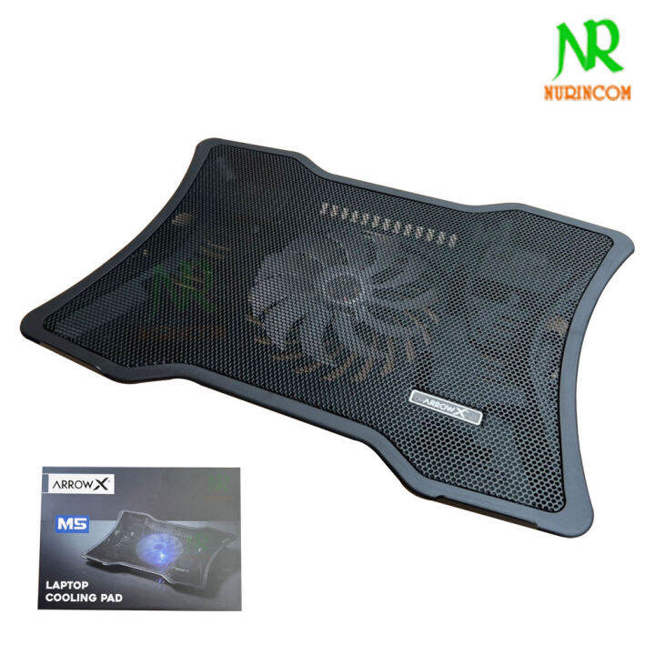 arrowx-fan-notebook-พัดลมระบายความร้อนโน๊ตบุ๊ค-m5-laptop-cooling-pad