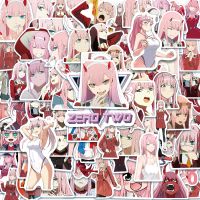 10/50/100PCS DARLING in the FRANXX Anime WAIFU ZERO TWO 02 Anime Sticker Skateboard Luggage Laptop Suitcase Phone Girl Sticker