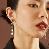 Variandco - Sarah Silver Earrings ต่างหูยาวเงินแท้ ชุบโรเดียม - Rhodium Plating