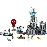 LEGO In Stock 846pcs New City  Series Prison Island 60130 Building Blocks Compatibl Bricks Educational Toys For Children Gift