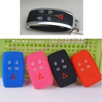 silicone key fob protect hood cover case skin for JAGUAR XF XK XKR X-Type S-Type remote keyless keychain keyring accessories A02