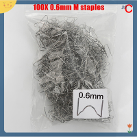 [rBIL] 100pcs AUTOMOTIVE พลาสติกซ่อมเล็บมาตรฐาน pre CUT WAVE Staples Bump