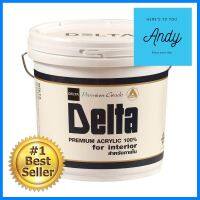 สีน้ำทาภายใน DELTA BASE B ด้าน 2.5 แกลลอนWATER-BASED INTERIOR PAINT DELTA BASE B MATT 2.5GAL **ราคาดีที่สุด**