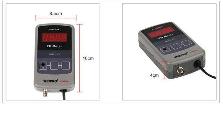 weipro-ph-2000ความเป็นกรดและด่างในระยะยาวตรวจสอบการทดสอบ-ph