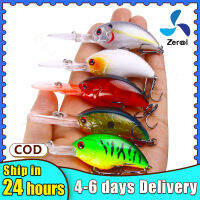 Zerool เหยื่อเหยื่อตกปลา Crankbait ยากลอยน้ำได้ลึก12กรัมเหยื่อว่ายน้ำตื้นลึกสำหรับเหยื่อตกปลาน้ำจืดน้ำเค็มปลาเทราท์